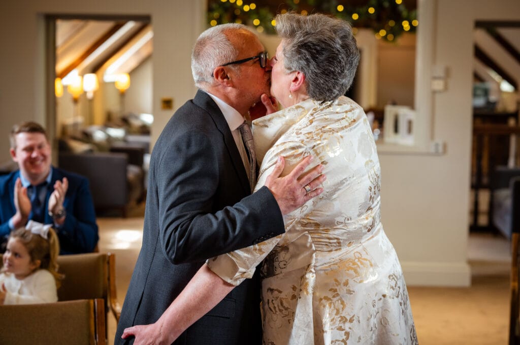 Alison & Billy on their wedding day