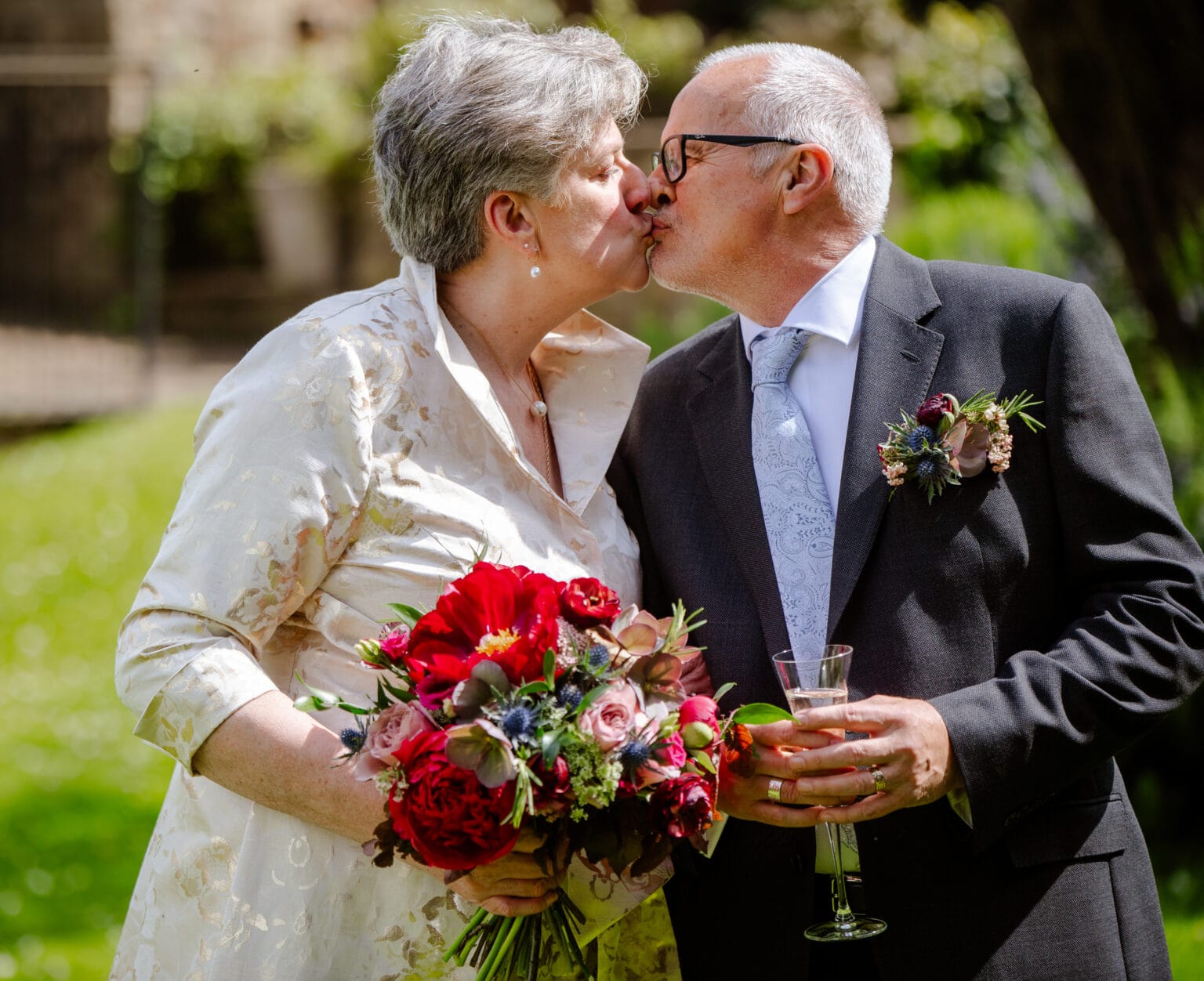 Alison & Billy on their wedding day