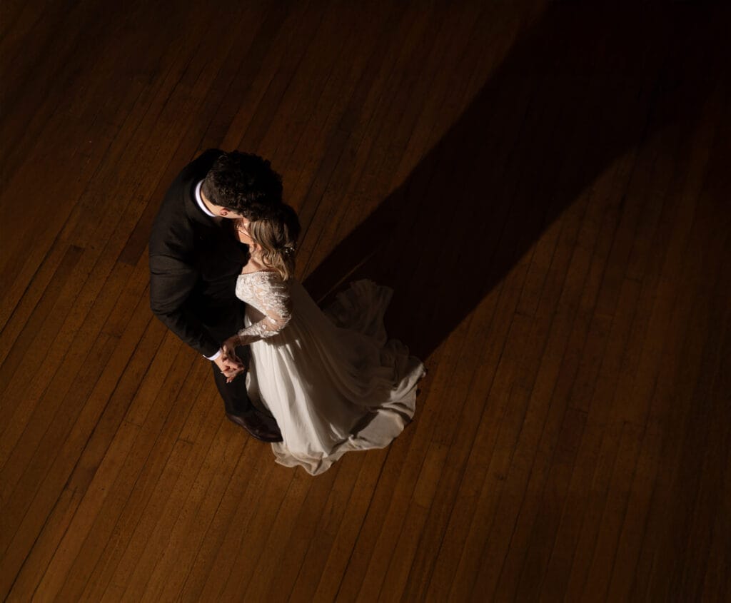 Lauren & Jacob on their wedding day