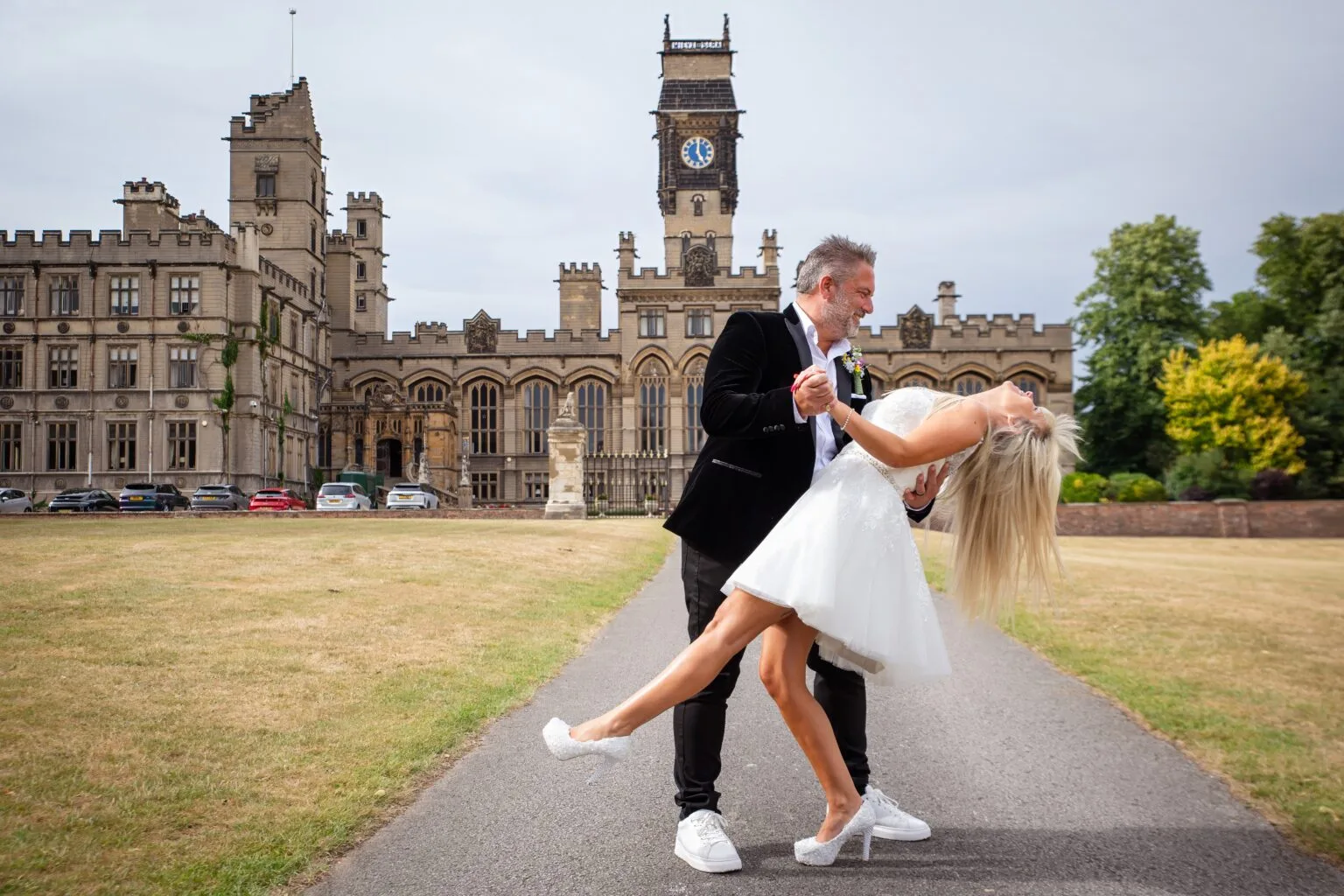 Cheryl and Marcus on their wedding day