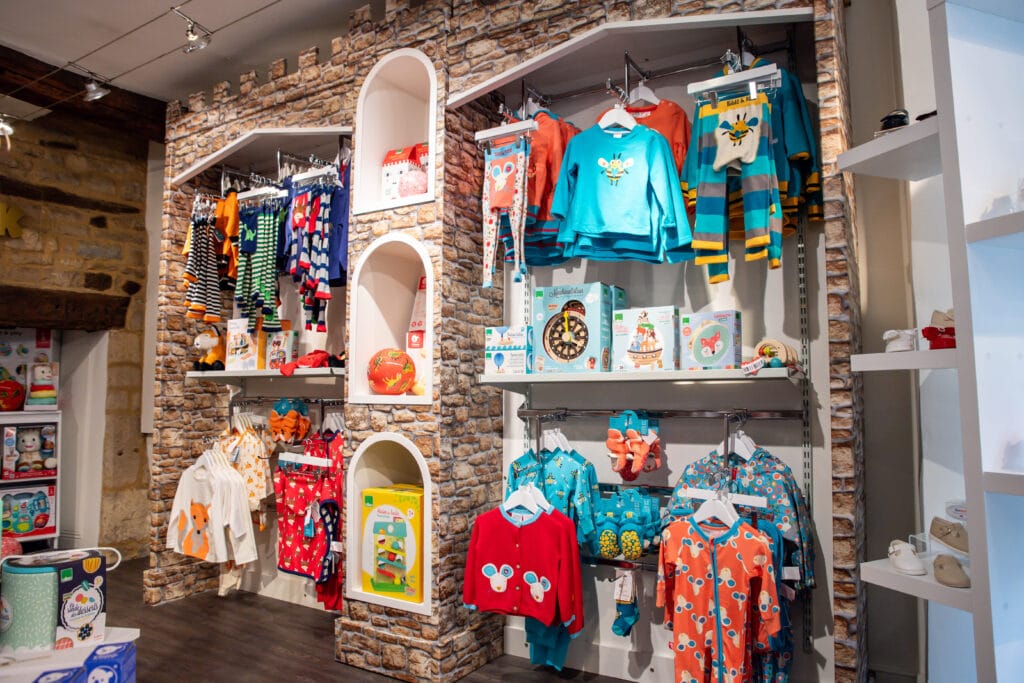Shop interior at the Stork of Stamford