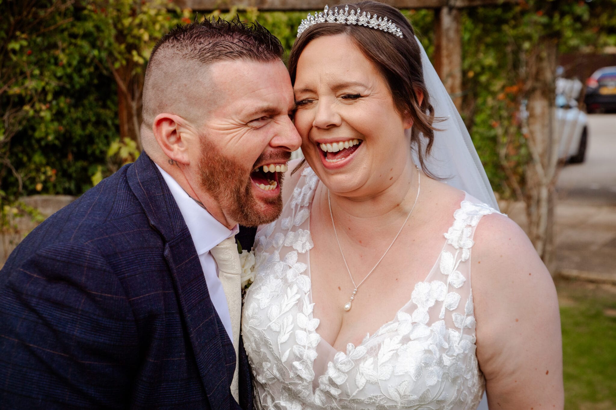Helen & Colin on their wedding day