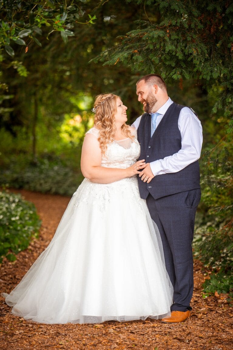 Katie on her wedding day