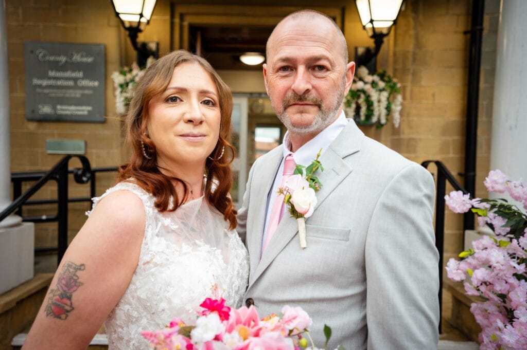 Kirsty & Paul – Mansfield Registry Office, photo 1