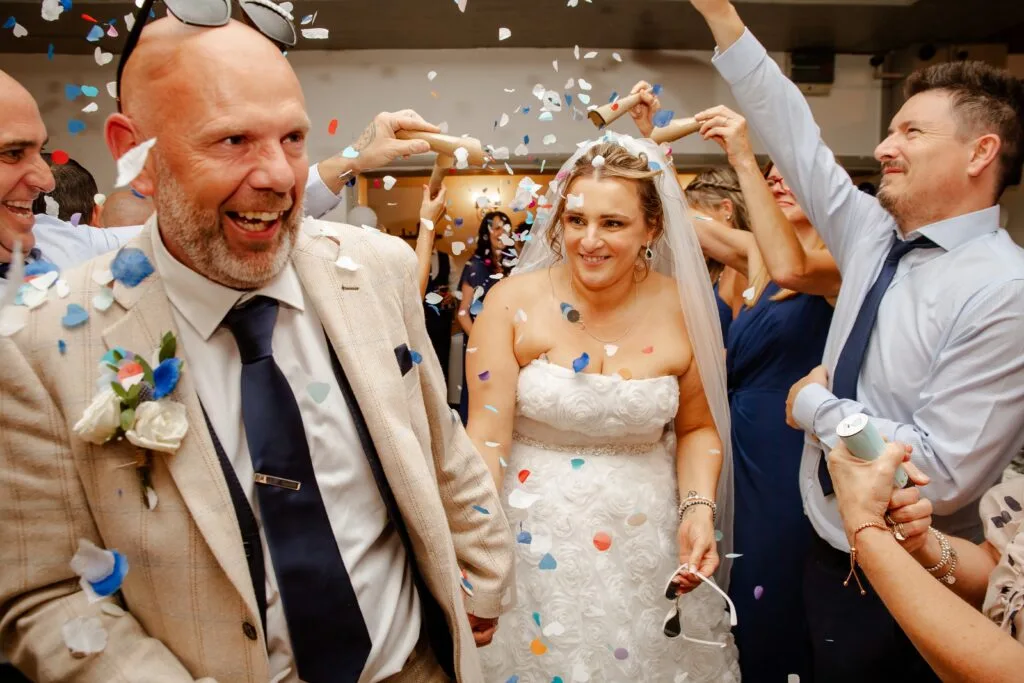 Cheryl & Matthew on their wedding day