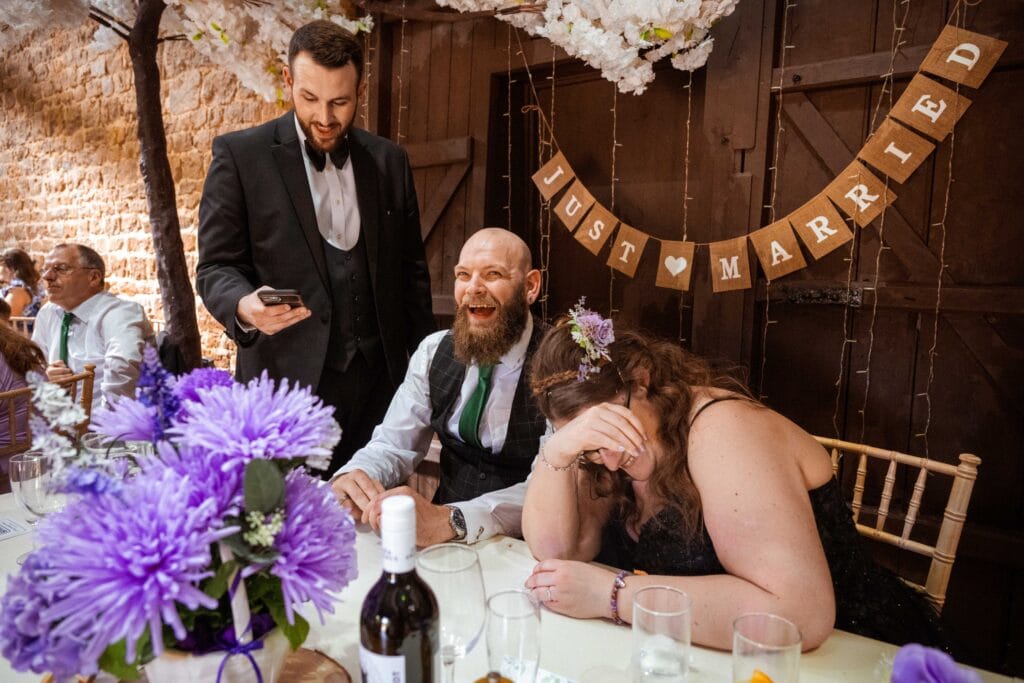Dan & Katie on their wedding day