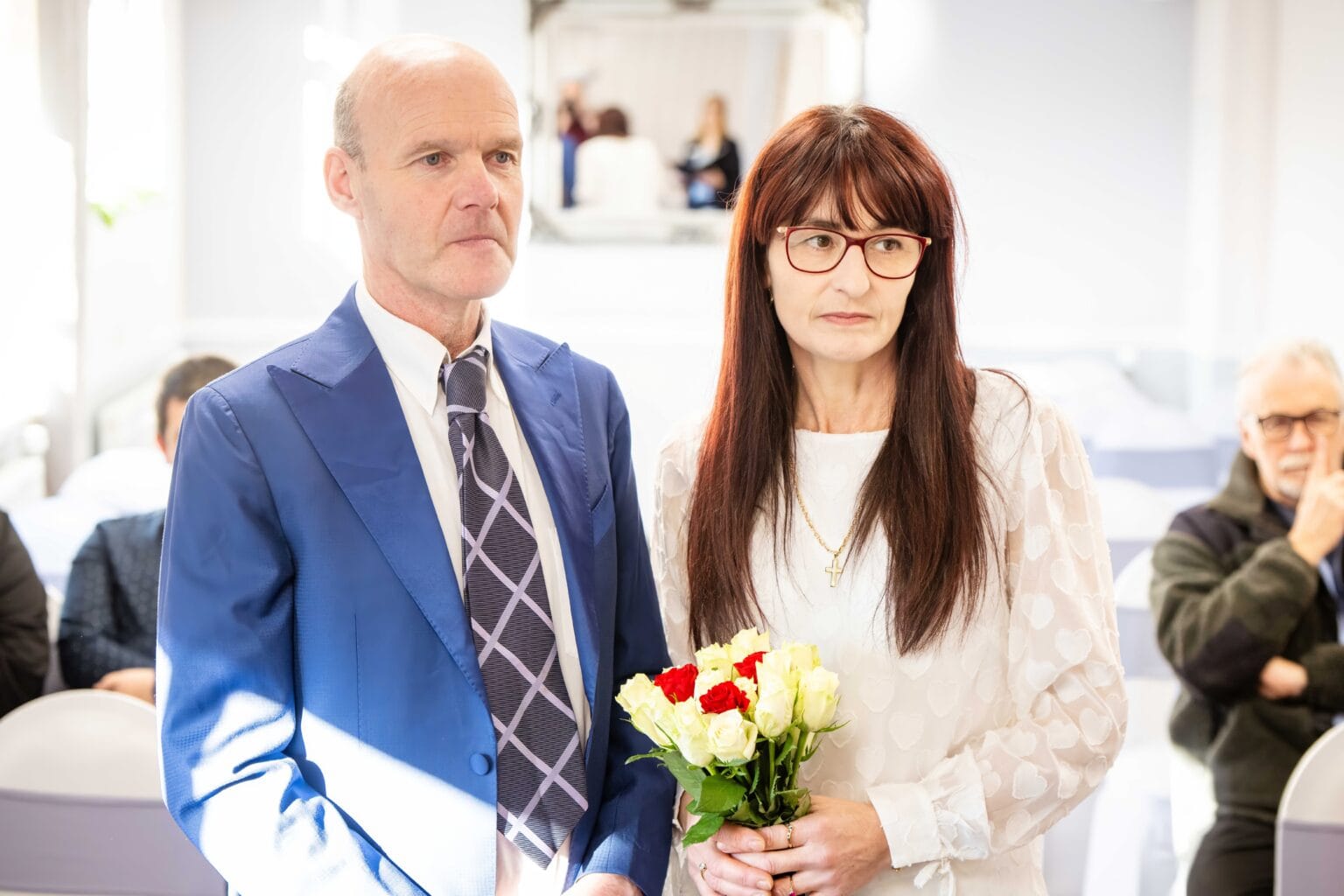 Emilia & Howard on their wedding day