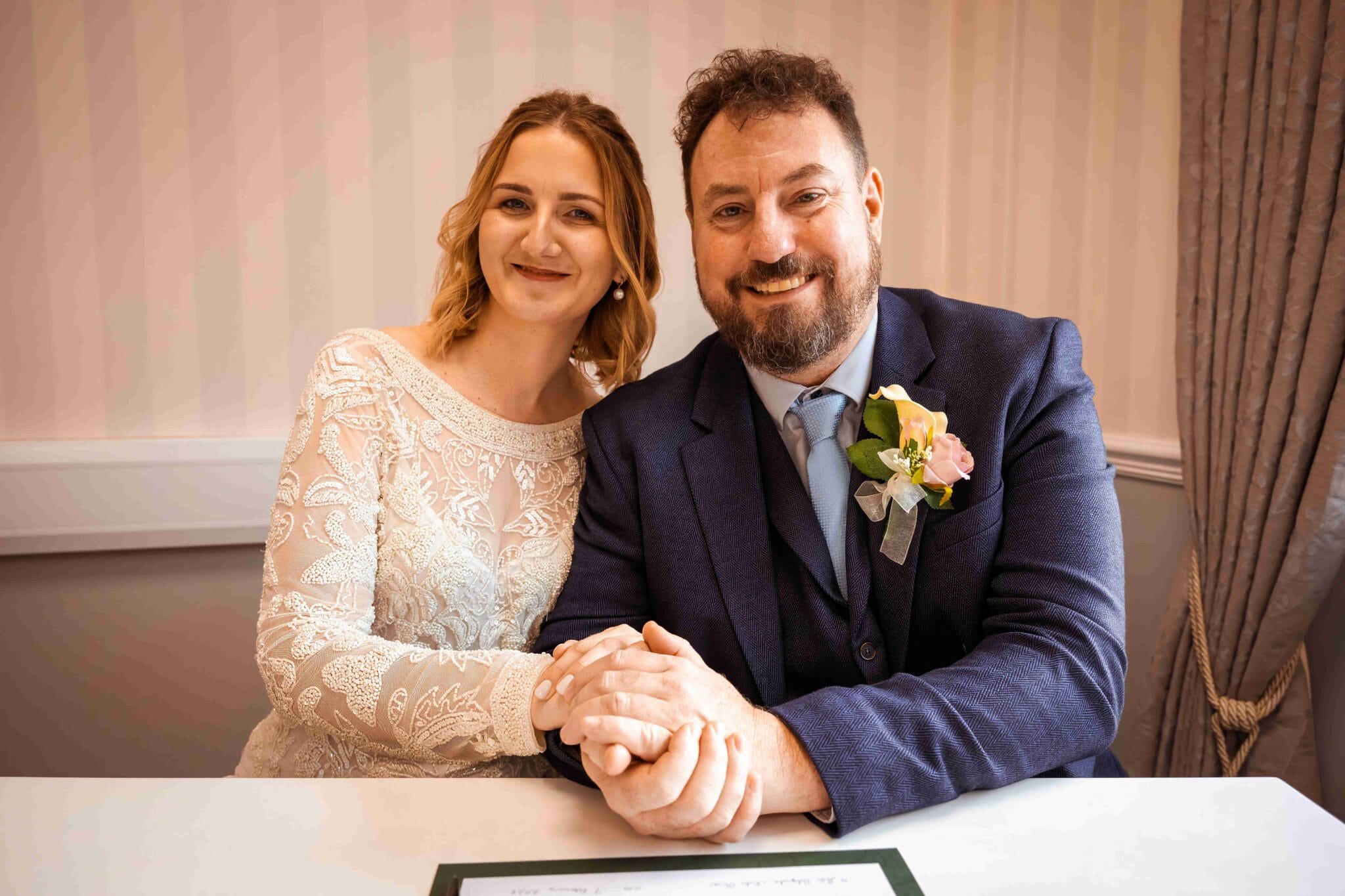 Gosia & Andrian on their wedding day