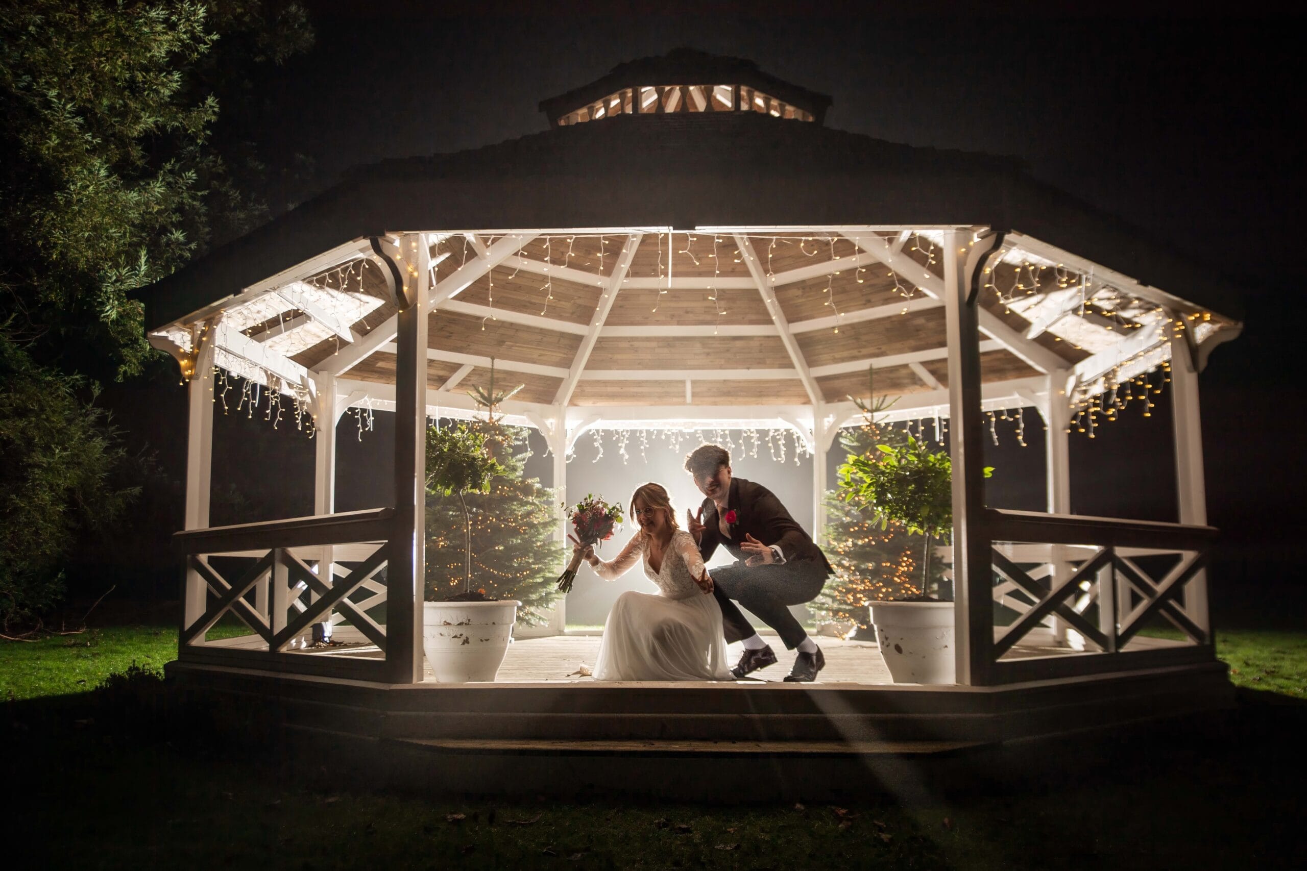 Lauren & Jacob on their wedding day